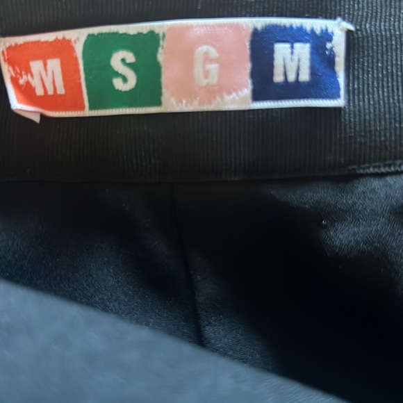 MSGM Pearl Embellished Tweed Skirt with Fringe - Picture 8 of 9